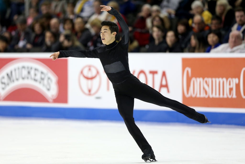 Nathan Chen competes in the Men's Free Skate during the 2018 Prudential U.S. Figure Skating Championships Nathan Chen competes in the Men's Free Skate during the 2018 Prudential U.S. Figure Skating Championships