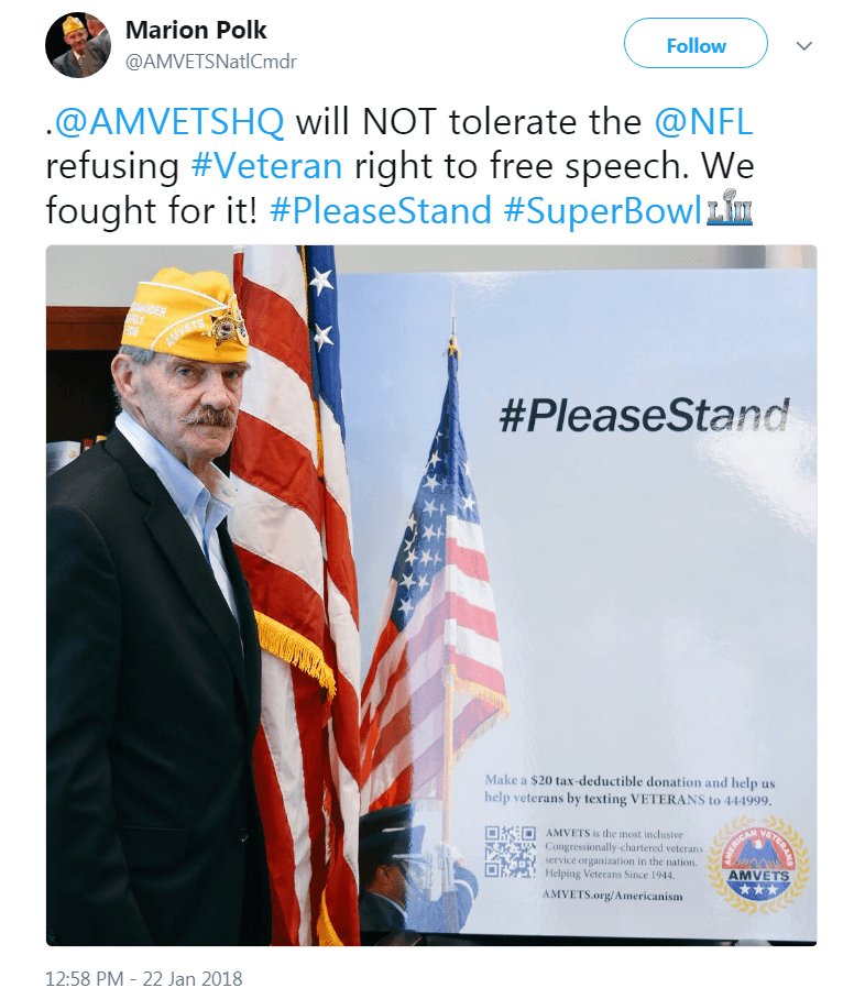 Amvets superbowl commercial