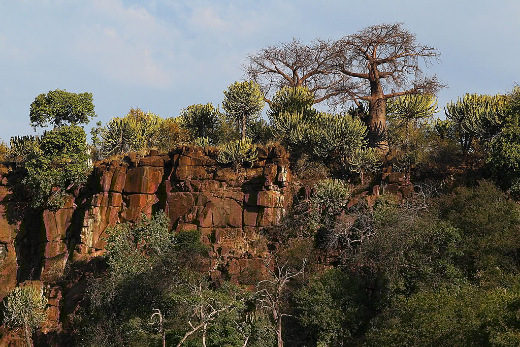 Botswana Cliff top in Mapungubwe, Botswana