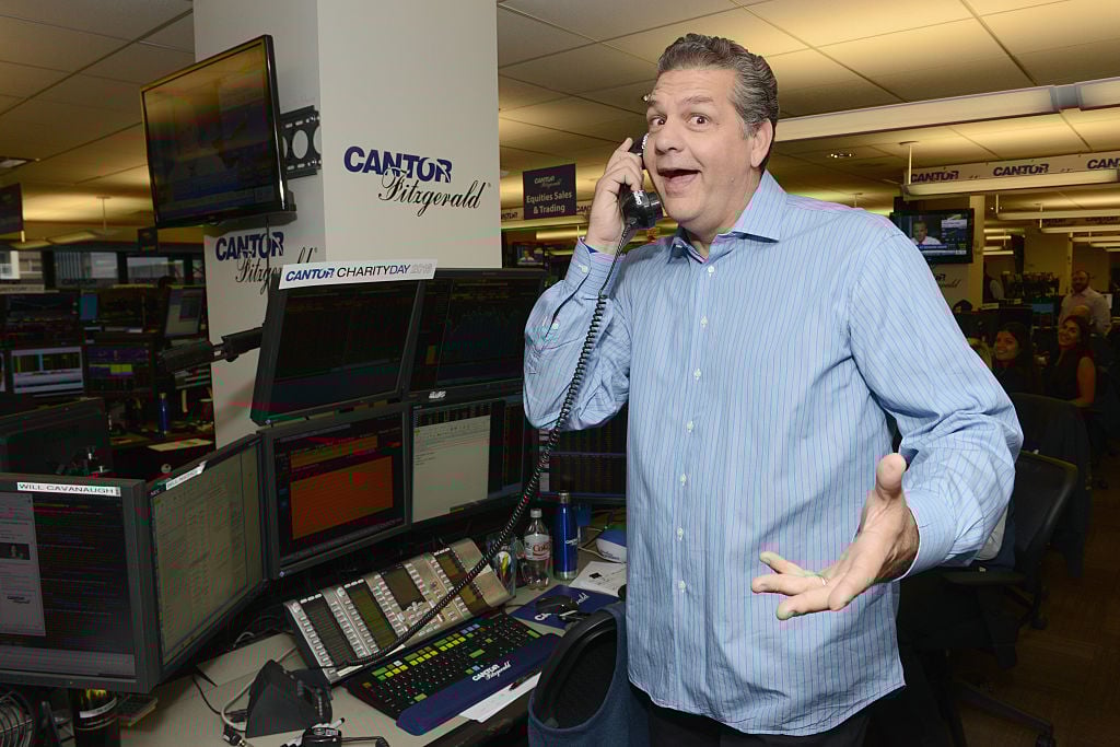 Sports media personality Mike Golic attends the Annual Charity Day hosted by Cantor Fitzgerald
