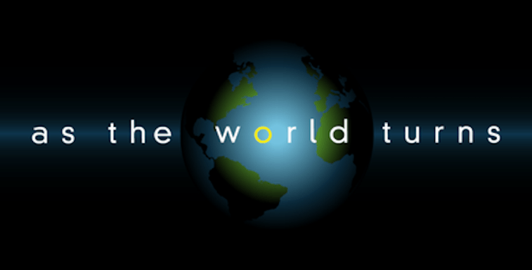 As The World Turns logo. 
