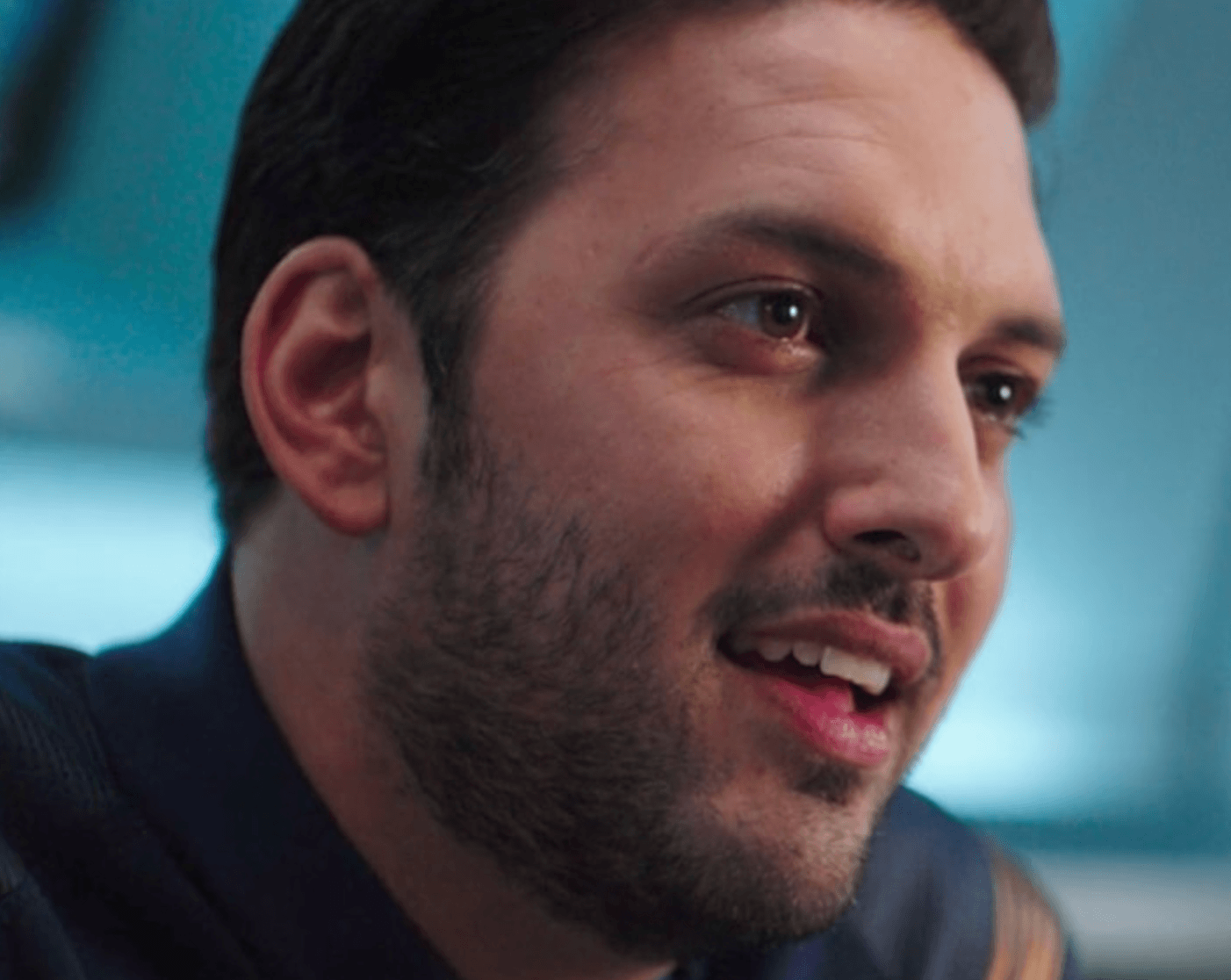 Latif speaking and smiling in 'Star Trek: Discovery'. Latif speaking and smiling in 'Star Trek: Discovery'.