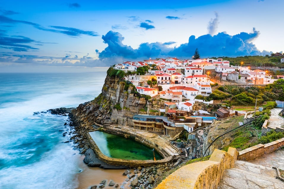 Azenhas do Mar, Portugal coastal town.