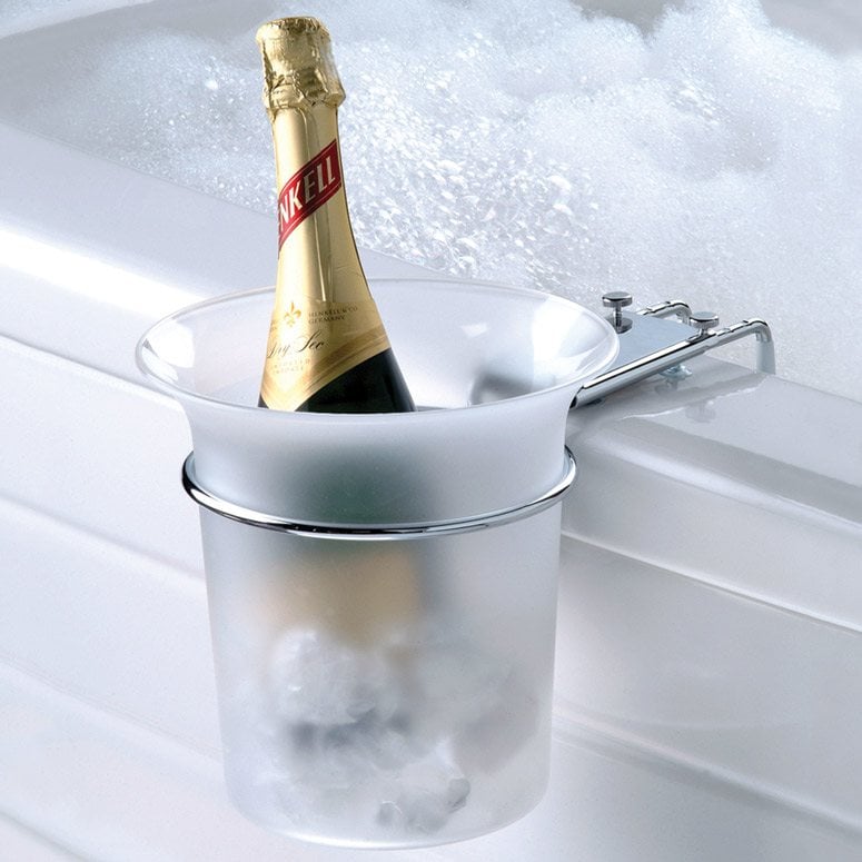 The Bathtub Champagne Chiller by Hammacher Schlemmer
