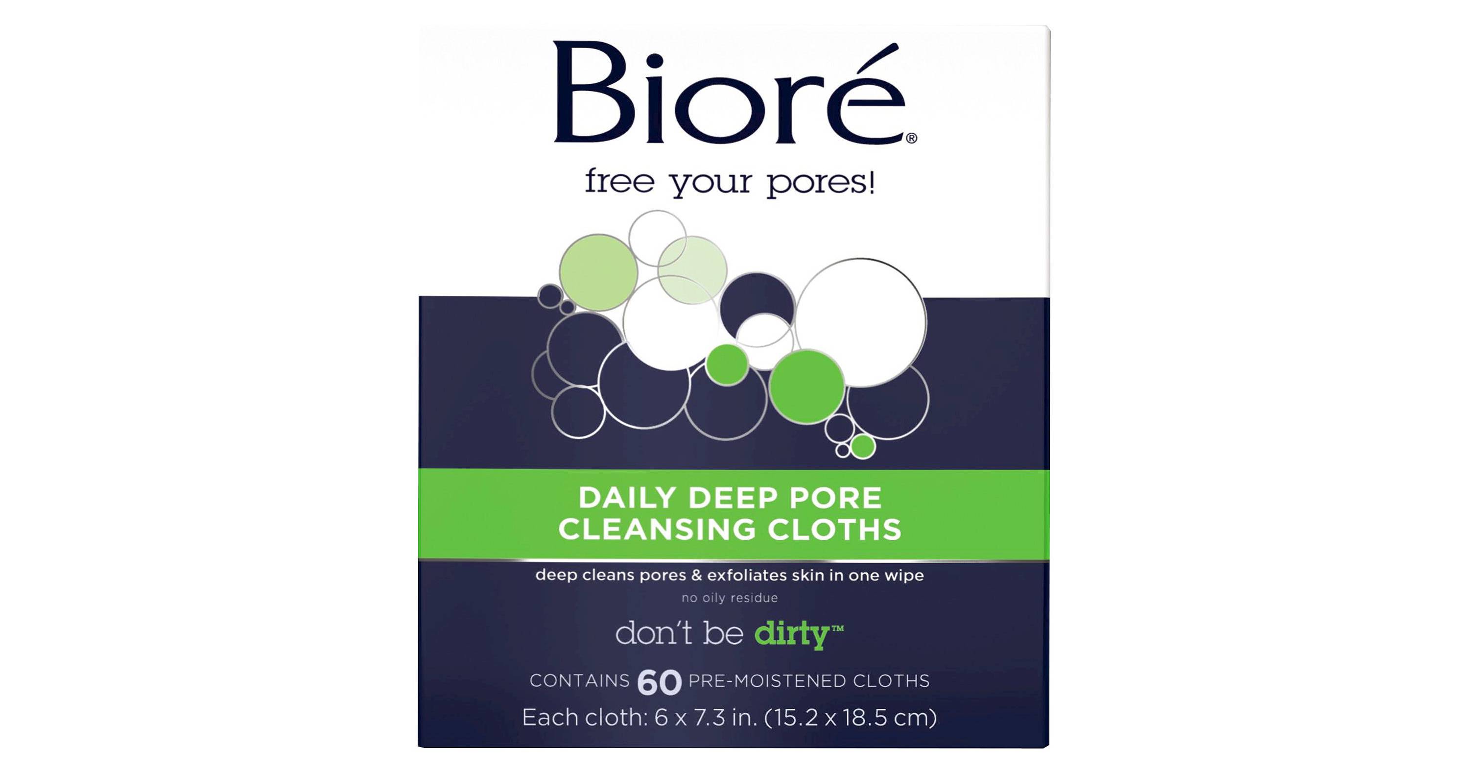 Biore face wipes