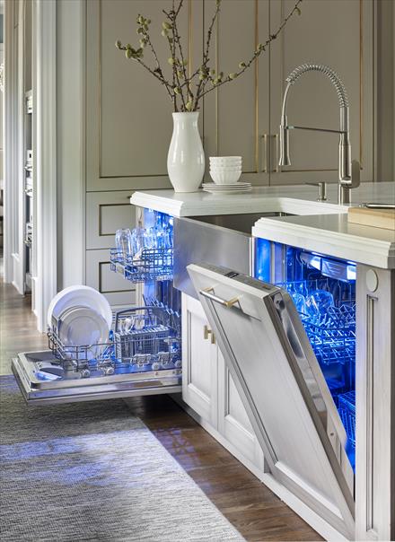 Blue light dishwasher Thermador