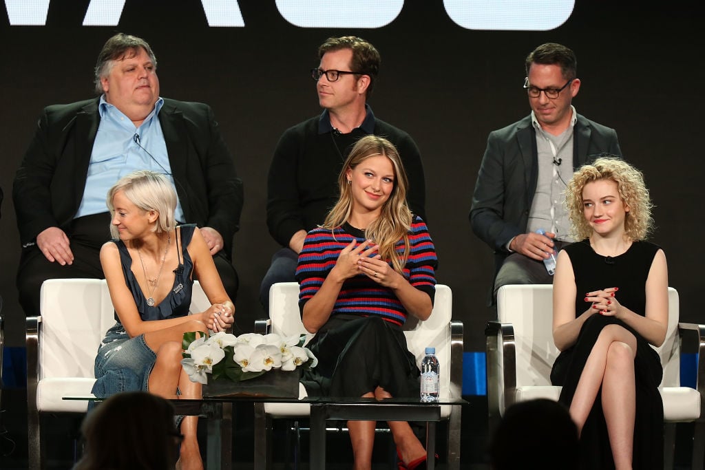 Andrea Riseborough, Melissa Benoist, and Julia Garner Branch Davidian David Thibodeau, executive producers John Erick Dowdle and Drew Dowdle
