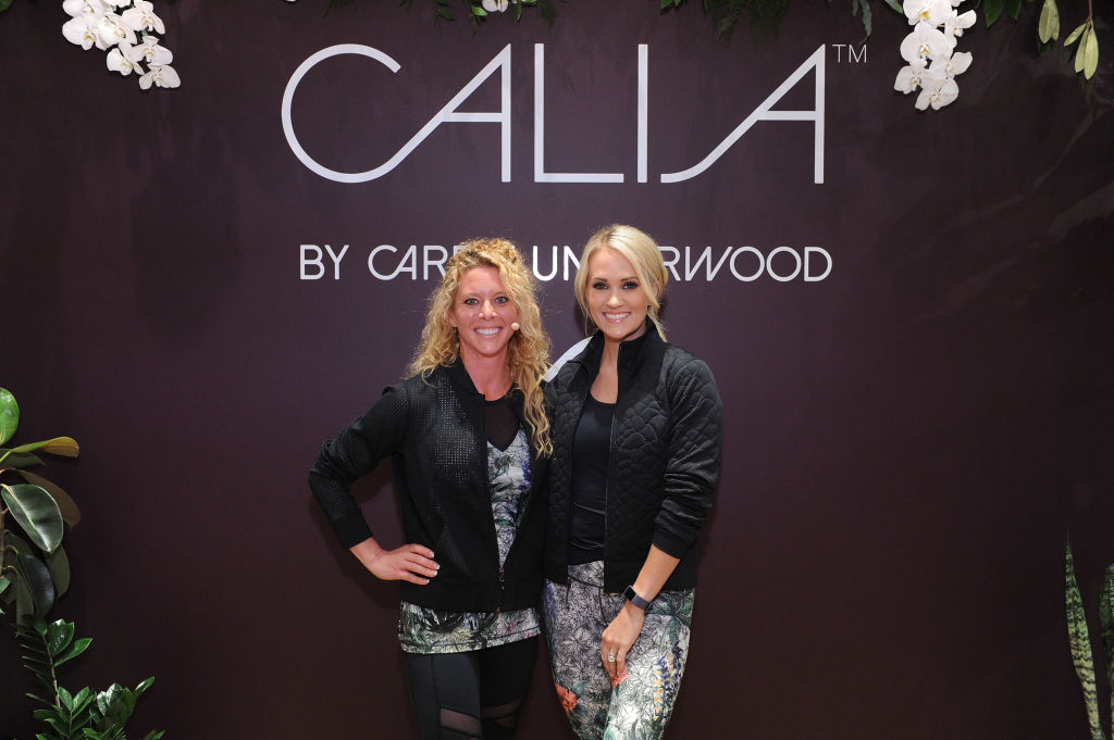 CALIA lead designer, Carrie Underwood and her road trainer