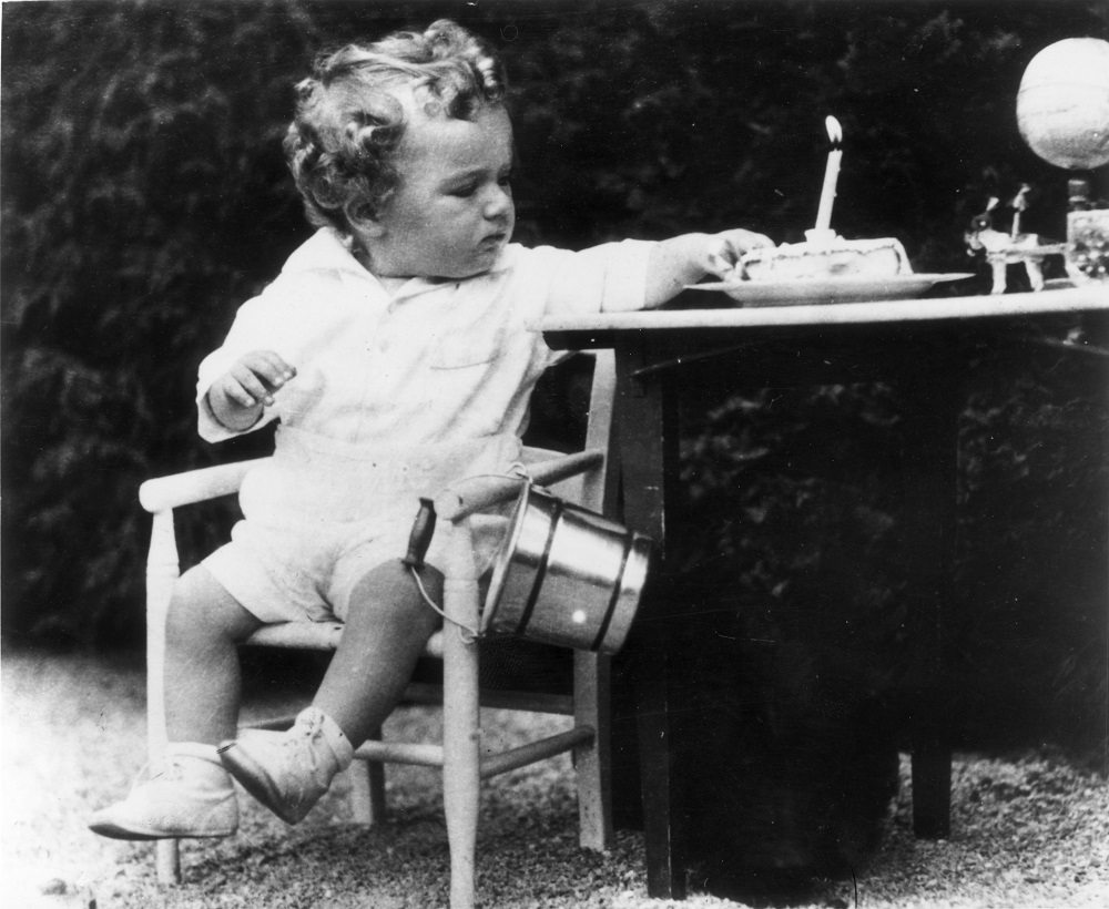 Charles Augustus Lindbergh Jr., son of the American aviator