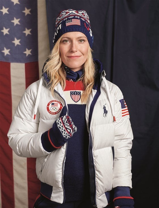 Olympic closing ceremony outfit by Ralph Lauren