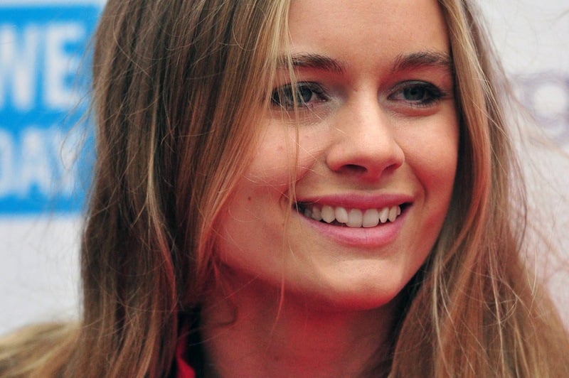 A close up of Cressida Bonas smiling. 