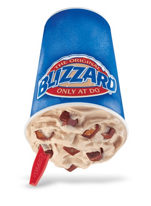 A Dairy Queen blizzard on a white background. A Dairy Queen blizzard on a white background.
