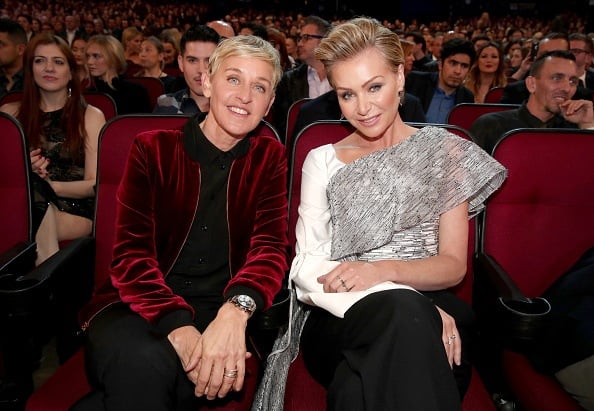 Ellen DeGeneres and Portia de Rossi Ellen DeGeneres and Portia de Rossi