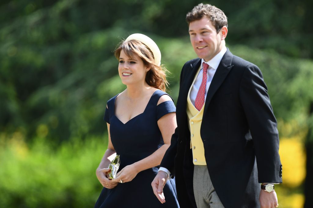 Jack Brooksbank and Princess Eugenie of York. Jack Brooksbank and Princess Eugenie of York.