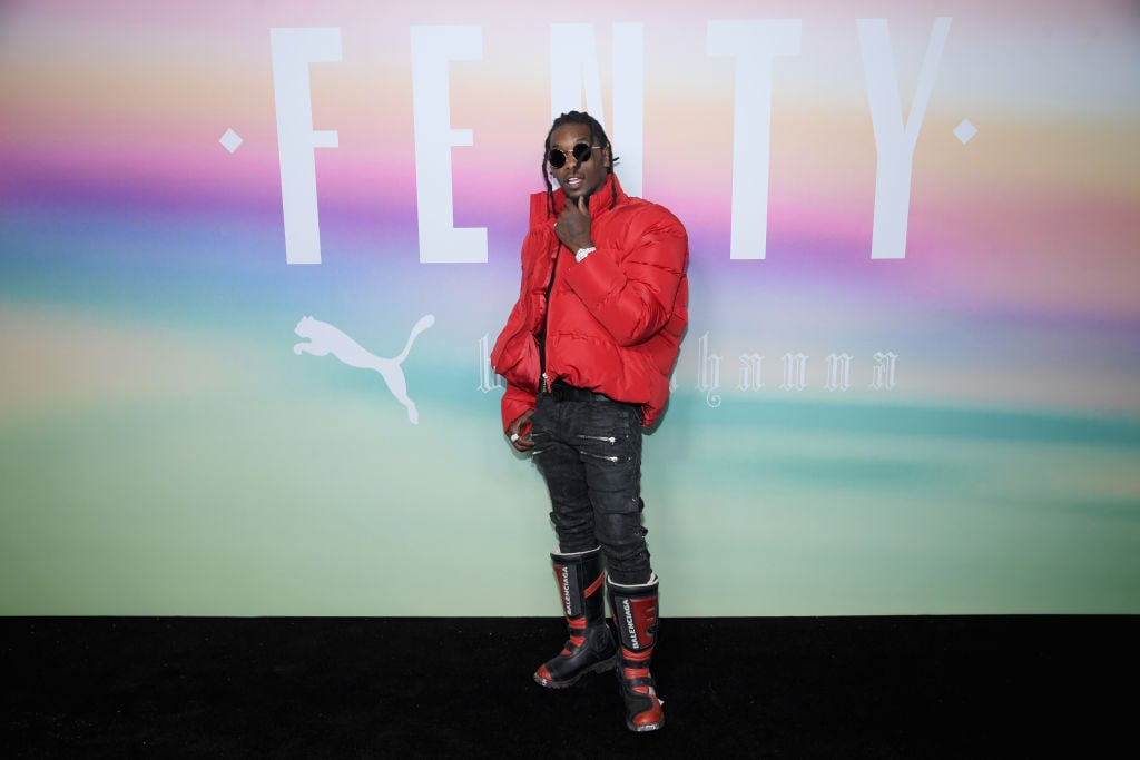 Rapper Offset of Migos attends the FENTY PUMA by Rihanna Spring/Summer 2018 Collection Rapper Offset of Migos attends the FENTY PUMA by Rihanna Spring/Summer 2018 Collection