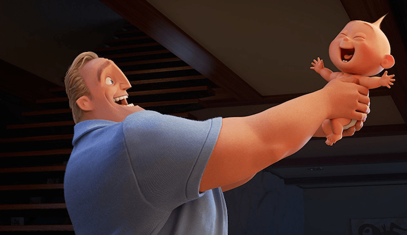 Mr. Incredible playing with baby Jack. Mr. Incredible playing with baby Jack.