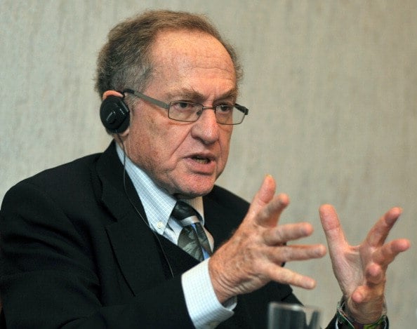 Harvard law professor Alan Dershowitz