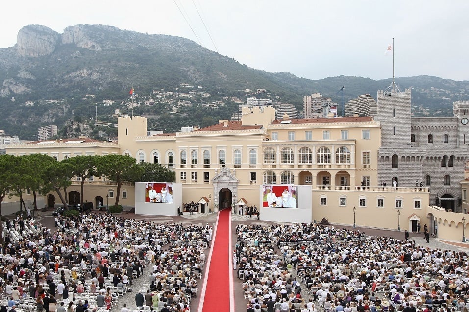 A general view during the religious ceremony of the Royal Wedding of Prince Albert II of Monaco to Princess Charlene