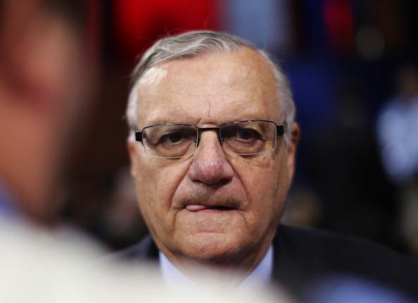 Joe Arpaio licks his lips Joe Arpaio licks his lips