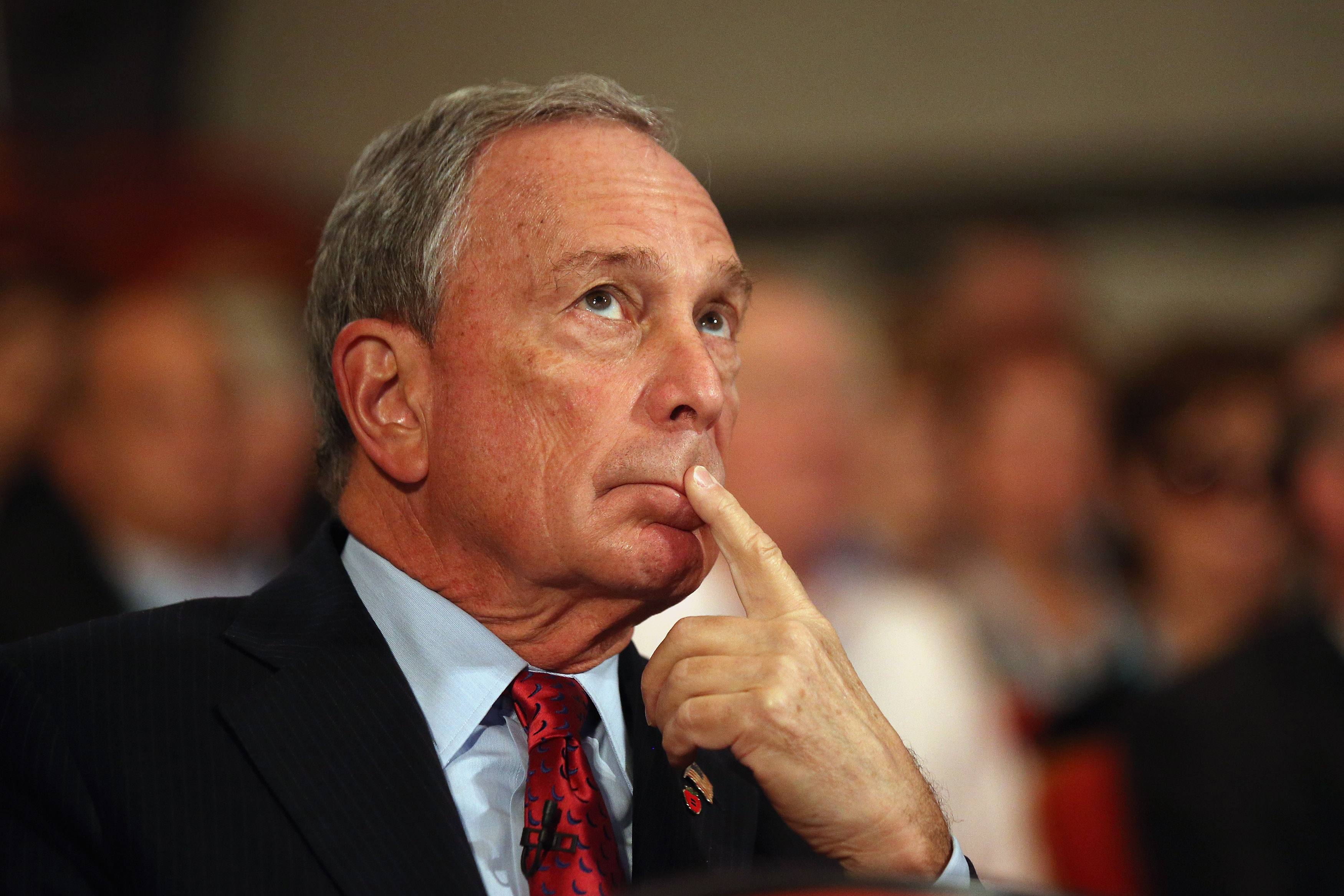 Michael Bloomberg thought about running for president for maybe two seconds. Michael Bloomberg thought about running for president for maybe two seconds.