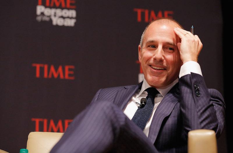 Matt Lauer attends TIME's Person of the Year Panel on November 13, 2012 in New York City.