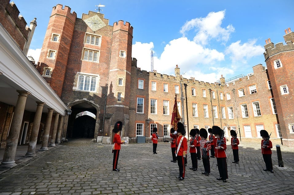 The St James's Palace detachment of The Queen's Guard