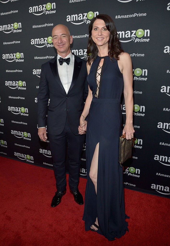 Jeff and MacKenzie Bezos attend Amazon Prime's Emmy Celebration