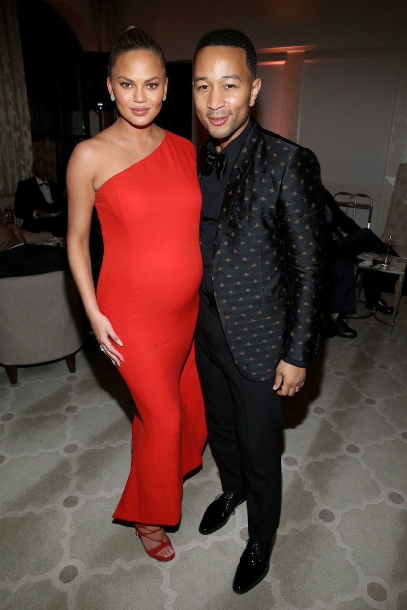 Model Chrissy Teigen (L) and recording artist John Legend attend Sony Music Entertainment 2016 Post-Grammy Reception Model Chrissy Teigen (L) and recording artist John Legend attend Sony Music Entertainment 2016 Post-Grammy Reception