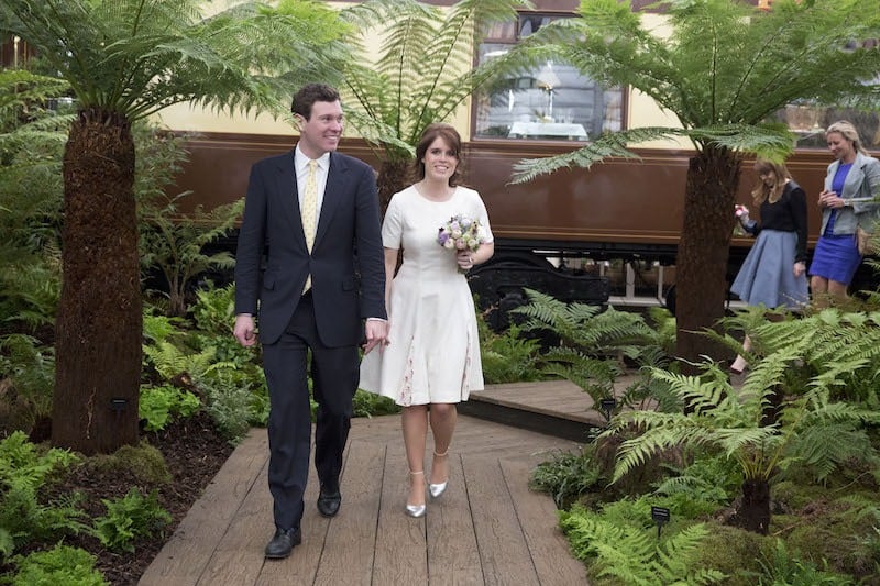 Princess Eugenie and Jack Brooksbank attend the Chelsea Flower Show press day