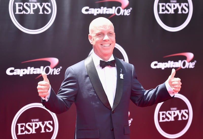 Figure skater Scott Hamilton attends the 2016 ESPYS at Microsoft Theate Figure skater Scott Hamilton attends the 2016 ESPYS at Microsoft Theate