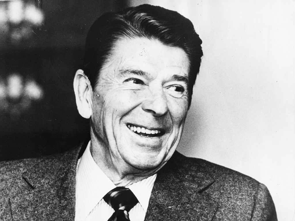A portrait of Ronald Reagan