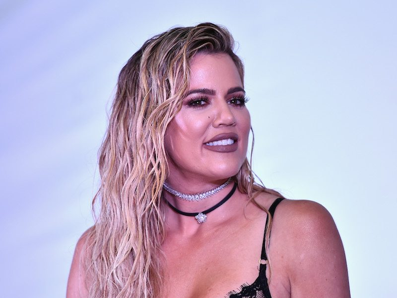 Khloe Kardashian speaks onstage at Khloe Kardashian Good American Launch Event at Nordstrom at the Grove on October 18, 2016 in Los Angeles, California. (Photo by Alberto E. Rodriguez/Getty Images)