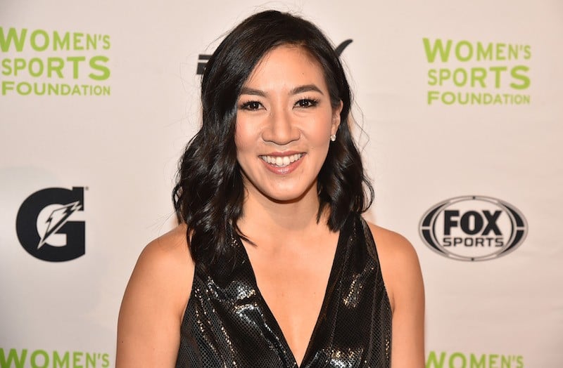 igure Skater Michelle Kwan attends the 37th Annual Salute To Women In Sports Gala at Cipriani Wall Street on October 19, 2016 in New York City. (Photo by Theo Wargo/Getty Images for Women's Sports Foundation )