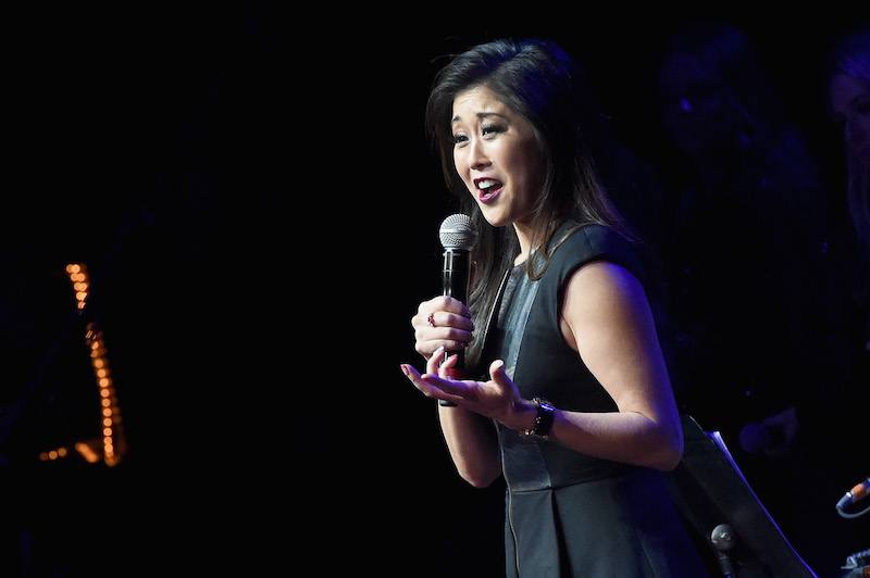 Kristi Yamaguchi speaks during an Evening with Scott Hamilton and Friends to Benefit Scott Hamilton Cares Foundation at Bridgestone Arena on November 20, 2016 Kristi Yamaguchi speaks during an Evening with Scott Hamilton and Friends to Benefit Scott Hamilton Cares Foundation at Bridgestone Arena on November 20, 2016
