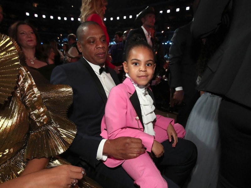 Hip-Hop Artist Jay-Z and daughter Blue Ivy Carter Hip-Hop Artist Jay-Z and daughter Blue Ivy Carter