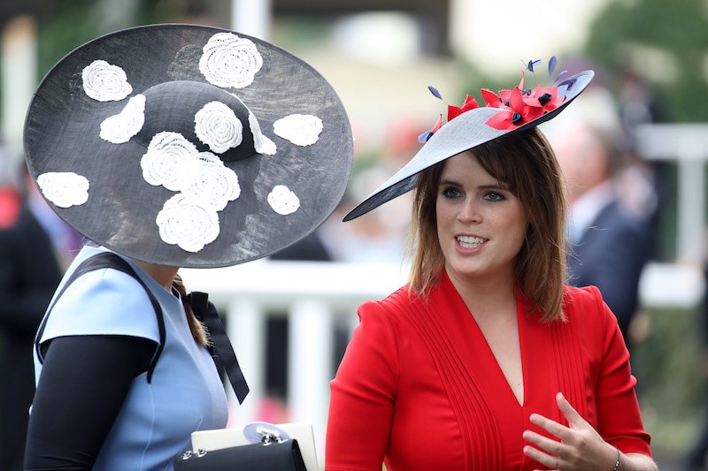 Princess Eugenie of York (R) and Princess Beatrice of York (L) are seen in the Parade Rin Princess Eugenie of York (R) and Princess Beatrice of York (L) are seen in the Parade Rin
