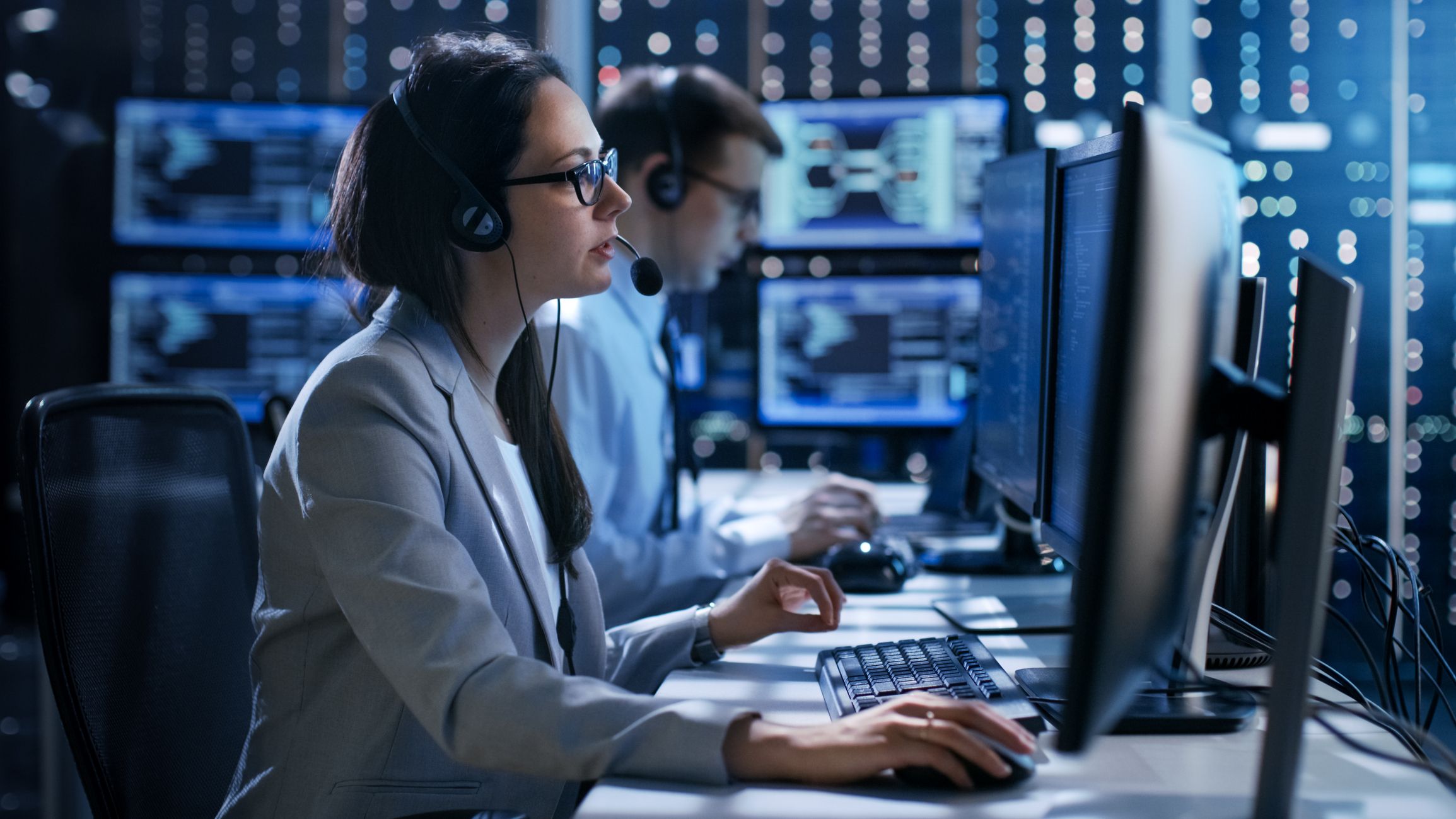 dispatchers working