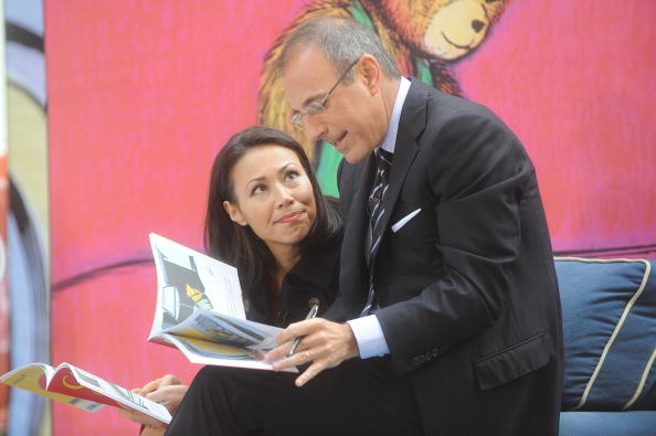 matt lauer and ann curry read books together matt lauer and ann curry read books together