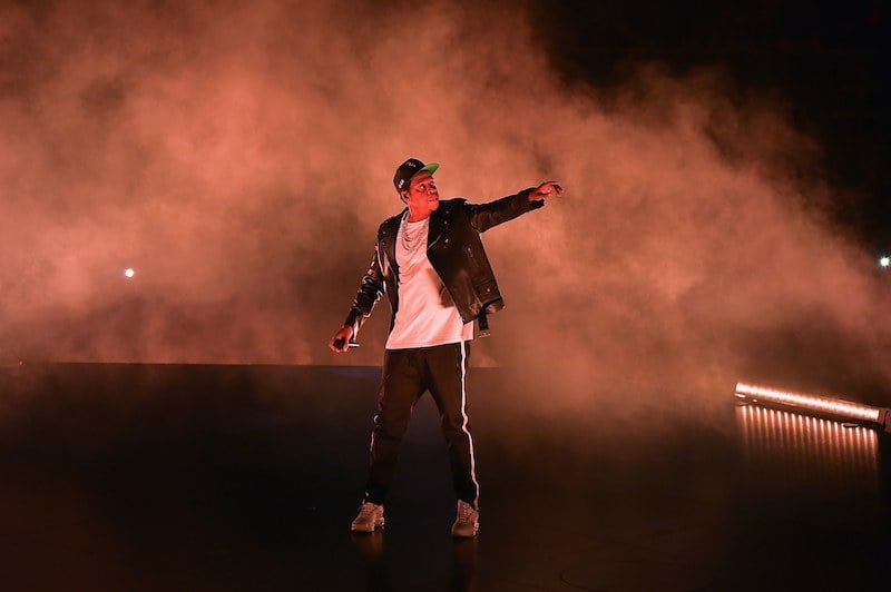 Jay Z performs at the American Airlines Aren