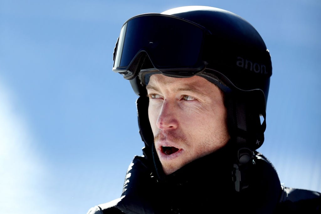 Shaun White in snowboarding gear