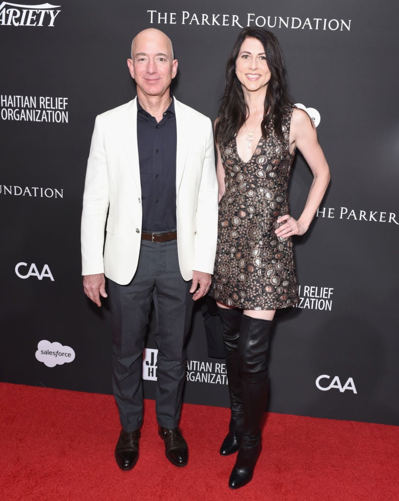 Jeff and MacKenzie Bezos at the Sean Penn & Friends HAITI RISING Gala Jeff and MacKenzie Bezos at the Sean Penn & Friends HAITI RISING Gala