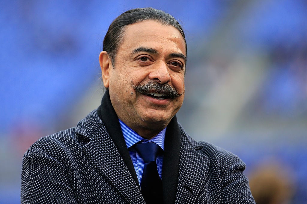Jacksonville Jaguars owner Shahid Khan looks on before a game