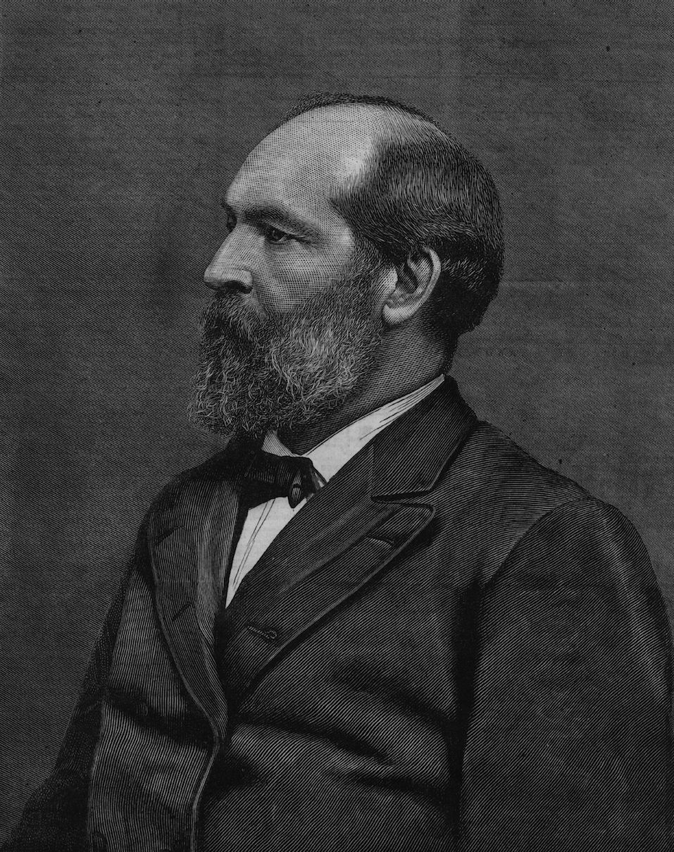 James Abram Garfield (1831 - 1881), 20th President of the United States