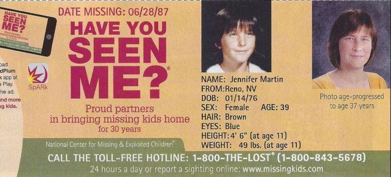 Jennifer Martin missing child