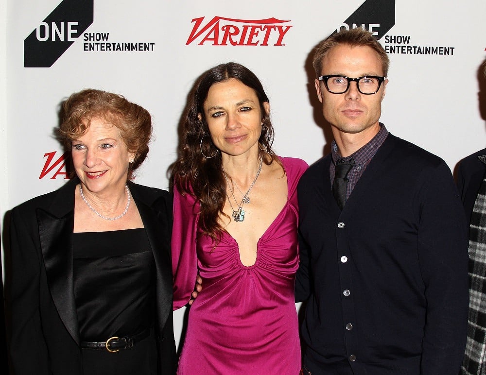 Mary Warlick, CEO/The One Club, actress Justine Bateman, and Jay Goodman Mary Warlick, CEO/The One Club, actress Justine Bateman, and Jay Goodman