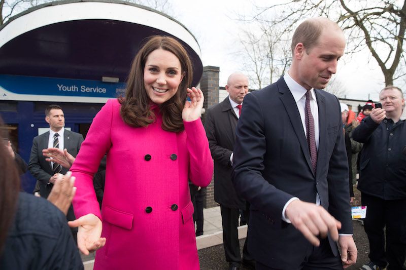 Catherine, Duchess of Cambridge and Prince William, Duke of Cambridge visit the Positive Youth Foundation on January 16, 2018 in Coventry, England.