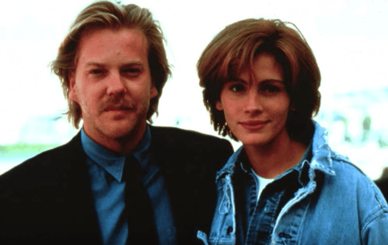 Keifer Sutherland and Julia Roberts