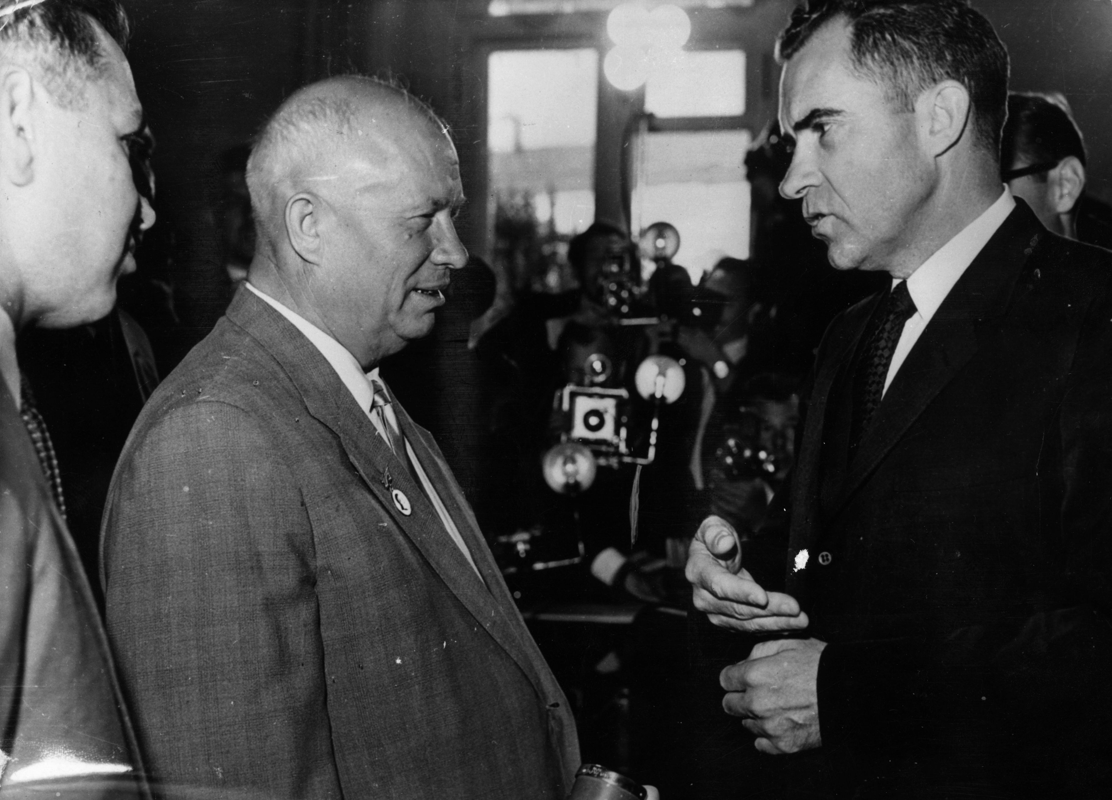 Richard Nixon And Nikita Khrushchev
