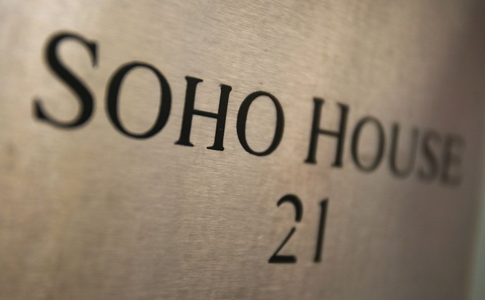 Soho House The front sign of Soho House in SOHO