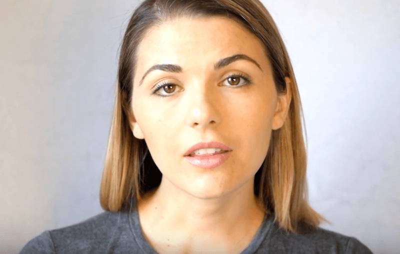 LonelyGirl15 during a video segment. 